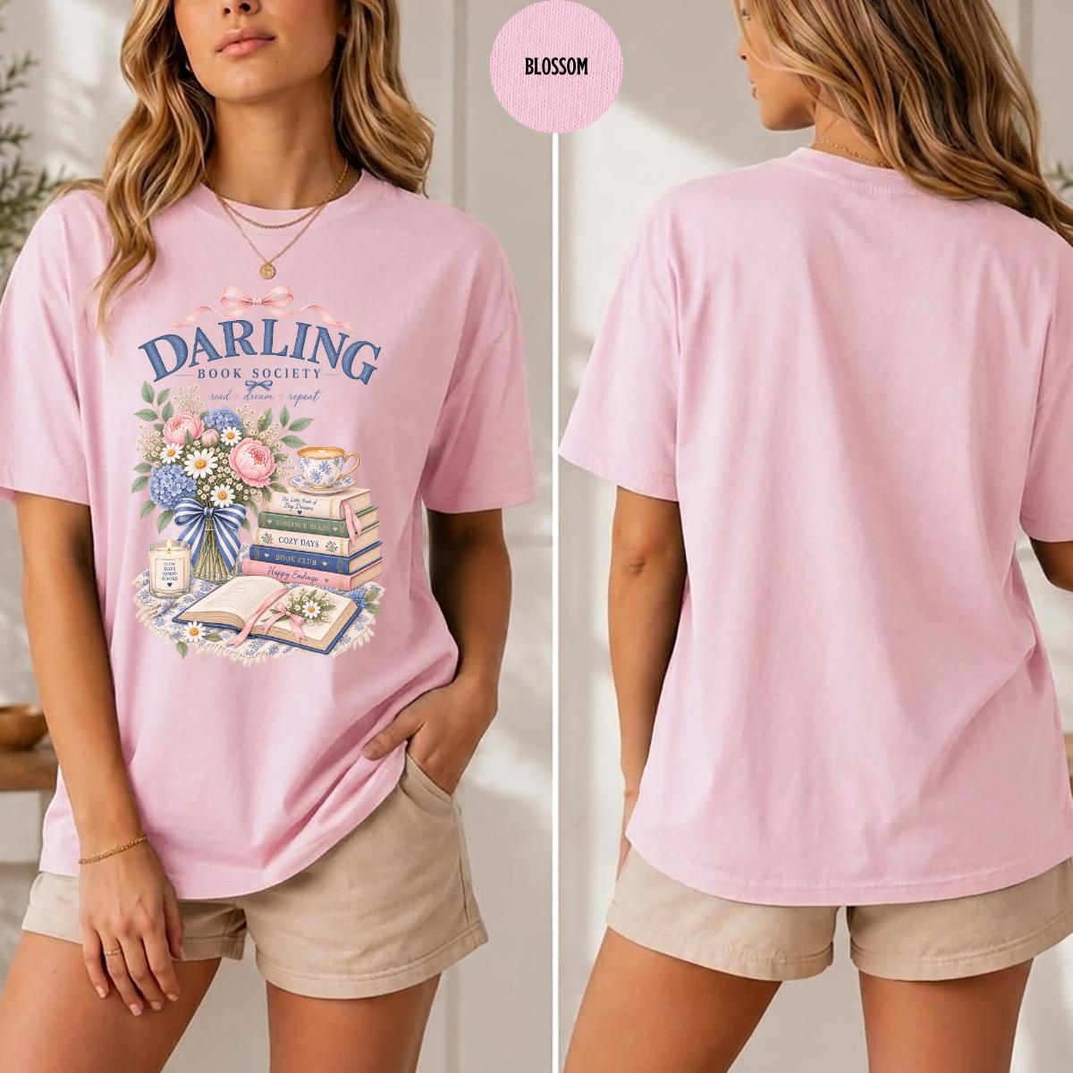 Camiseta Darling Club Book Lover Blossom
