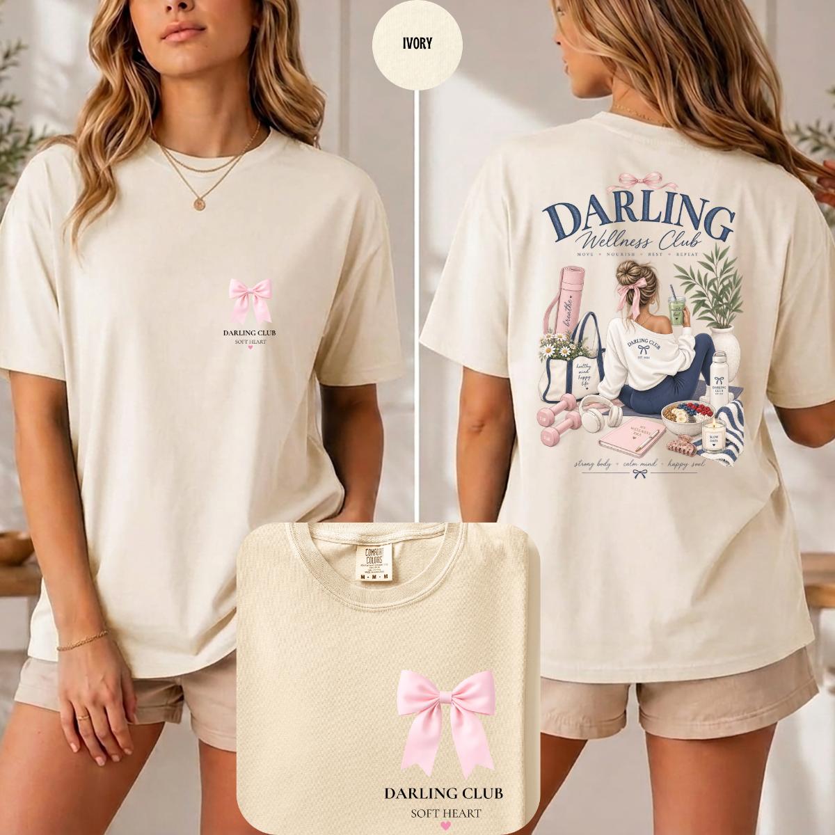 Camiseta Darling Club Reading Garden Ivory