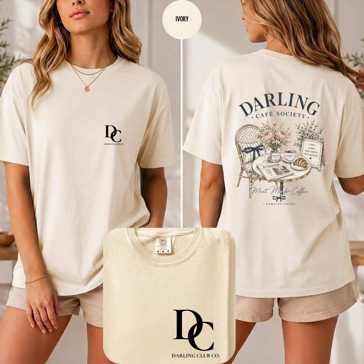 Camiseta Darling Club Vintage Table Ivory