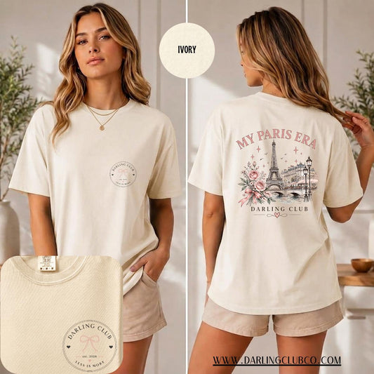 Camiseta Darling Club My Paris Era Ivory