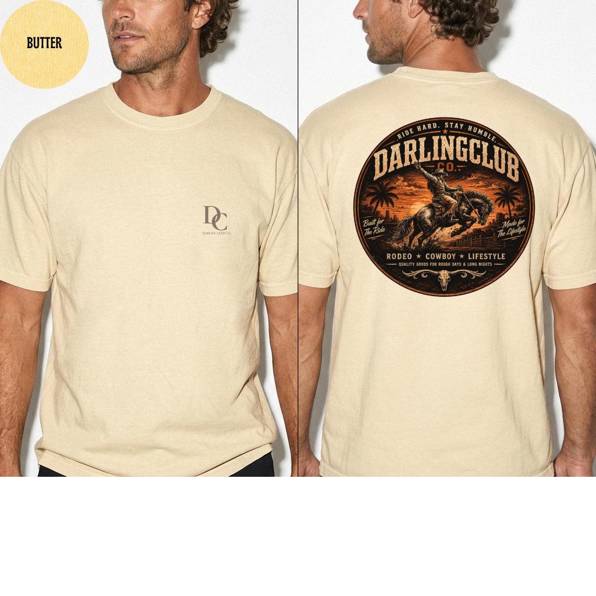 Camiseta Masculina Darling Club Western Sunset Butter
