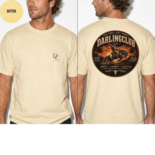 Camiseta Masculina Darling Club Western Sunset Butter