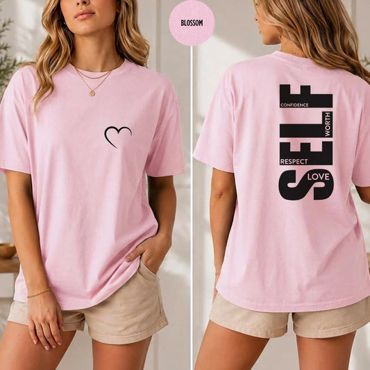 Camiseta Darling Club Love Respect Smile Blossom