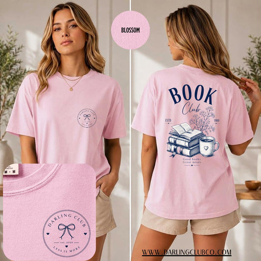 Camiseta Darling Club Book Club Blossom