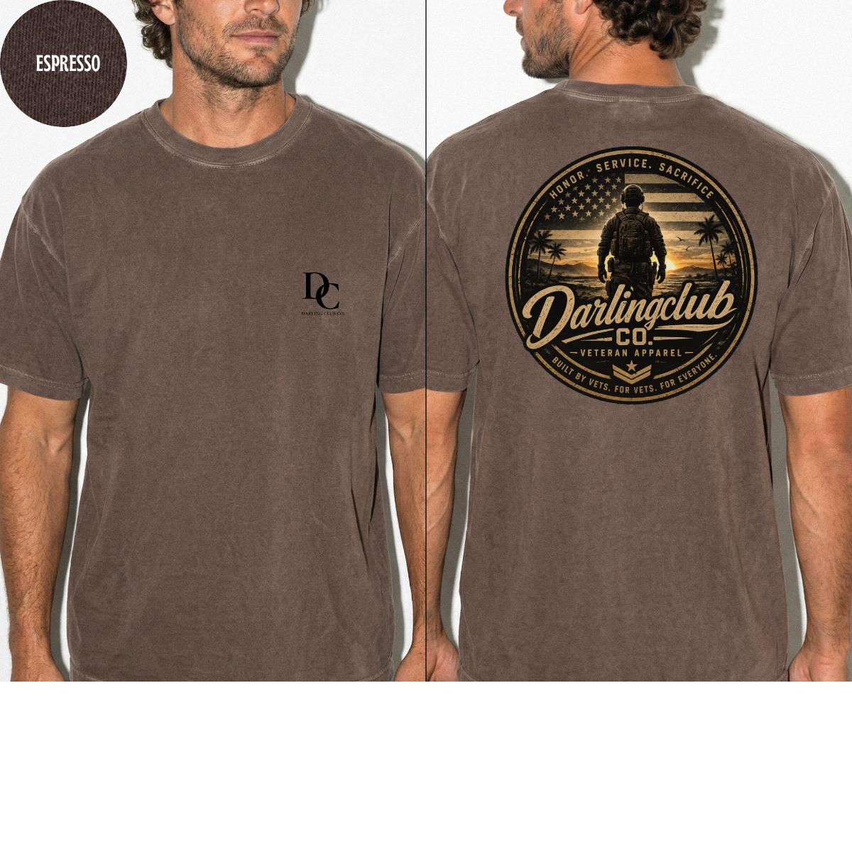 Camiseta Masculina Darling Club Logo Espresso